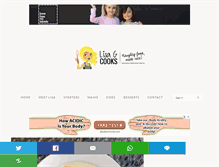 Tablet Screenshot of lisagcooks.com